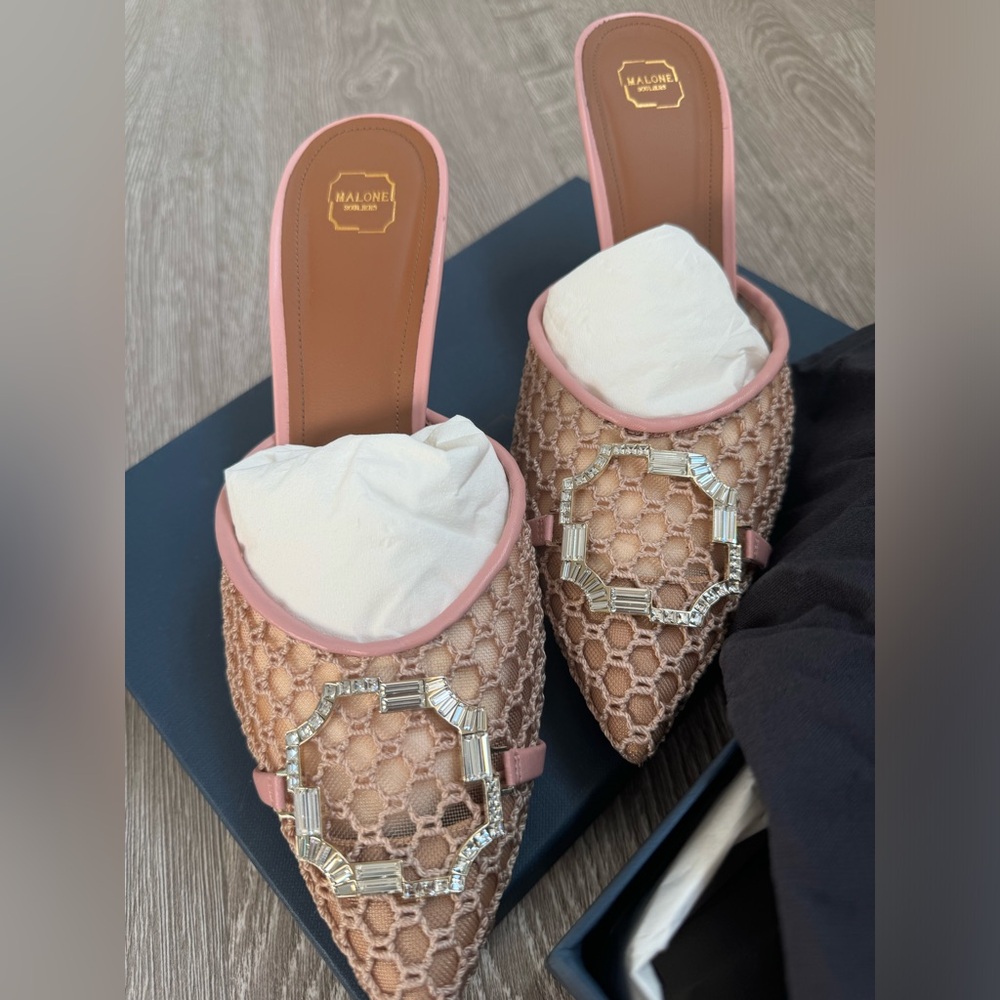 Malone Souliers Missy heel in nude